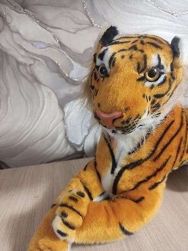 сары булун: Мягкая игрушка «Тигр» — крупная реалистичная модель для детей и — 2