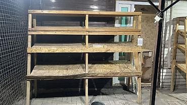 деревянная полка: Деревянный стеллаж для склада/гаража/магазина. - Конструкция: каркас — 3