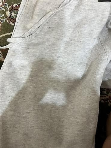 чыптама кыргыз: Серые спортивные штаны Essentials Fear of God. - Прямой крой, средняя — 4