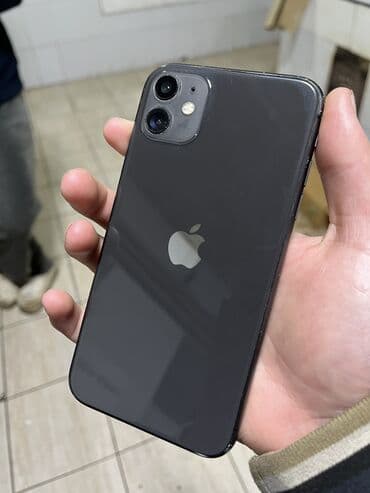 ноутбук 4 ядра: IPhone 11, Б/у, 64 ГБ, Черный, 100 % — 1