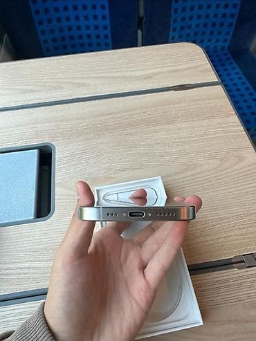 iphone 15 rpo max: IPhone 15 Pro, Б/у, 256 ГБ, Natural Titanium, Коробка, 85 % — 6
