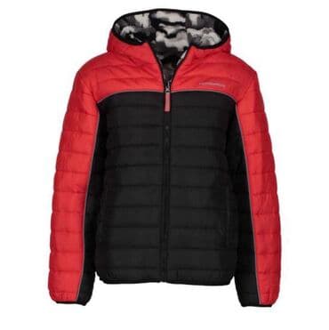 военный дождавик: Детская - Подростковая куртка Weatherproof | Crimson & Black Color — 2