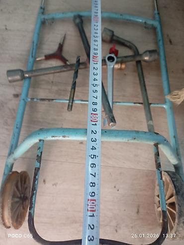 Садово-строительная тачка и тележка, Стальная, Двухколесная