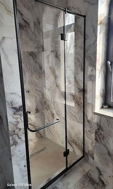 перегородки для туалета: Стеклянные душевые перегородки и ограждения для ванны - Изготовление — 7