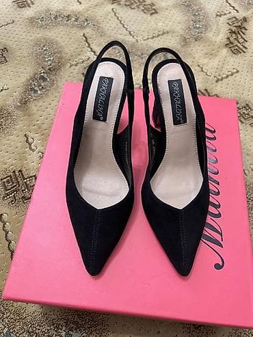 туфли женские лодочки: Женские туфли-лодочки на каблуке Mainila - Цвет: черный - Материал — 1