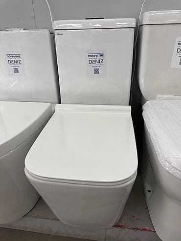 Унитаз Напольный, Новый, Материал: Фаянс