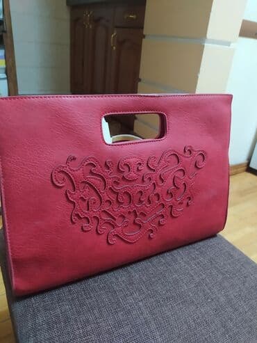 сумка для документов: Клатч, Материалы: Нукура булгаары, Аялдарга, Жаңы — 7