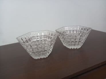 большая ваза: Продаю хрустальную посуду: 1) вазы круглые и шестигранные для фруктов — 3