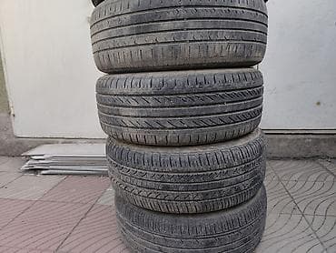 Комплект из 4 автомобильных летних шин. состояние на фото видно