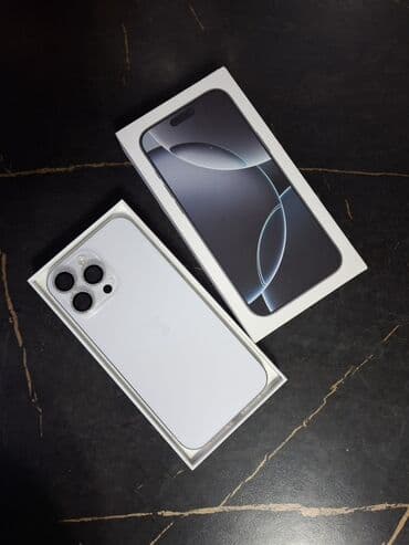 iphone xs mac: IPhone 16 Pro Max, Б/у, 256 ГБ, Белый, Коробка, 98 % — 2