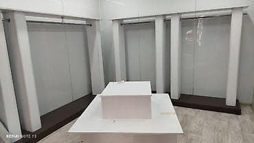 Торговое оборудование для магазина одежды - Набор настенных витрин с