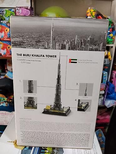 мир балконов: Конструктор WANGE “The Burj Khalifa Tower” - Архитектурная серия — 2