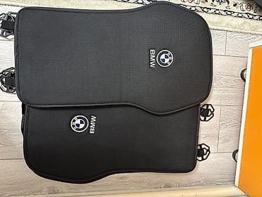 Аксессуары для салона: Чехлы Тканевые, цвет - Черный, BMW — 1