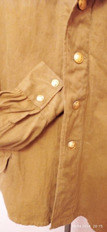 брендовые мужские спортивные костюмы из турции: Мужской джакет / "гимнастёрка" / ветровка, хлопок, примерно — 3