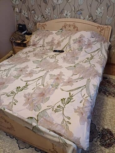 Спальный гарнитур, Б/у, Шкаф, Трюмо, Тумба, Самовывоз