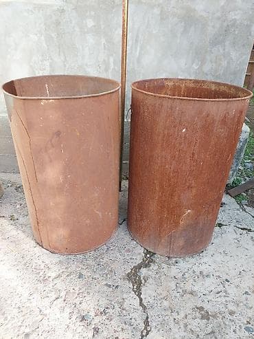 письменный стол с полками сверху: Бочка Металл, 220 л, Самовывоз — 1