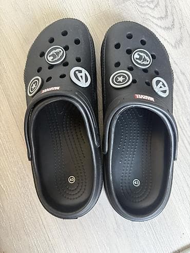 global обувь: Мужские сандалии, 43, Crocs, Новый, цвет - Черный, Самовывоз, Платная доставка — 3