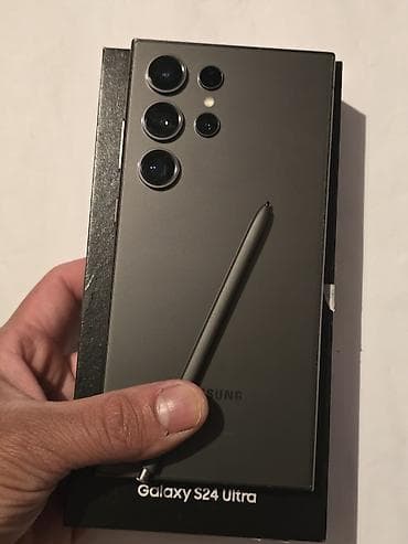 Samsung Galaxy S24 Ultra, Б/у, 512 ГБ, цвет - Серый, 1 SIM, eSIM