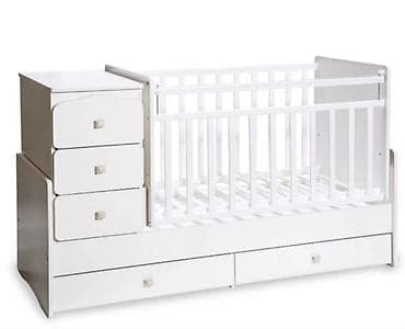 Детская кровать трансформер, Другой тип, цвет - Белый