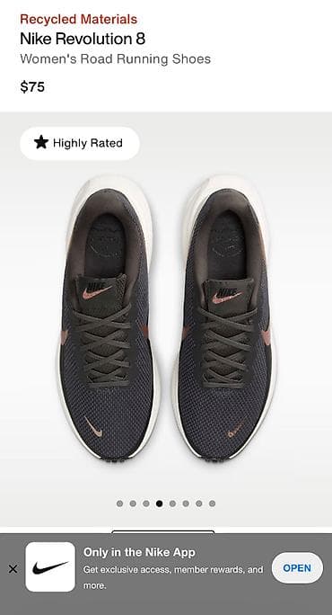 Угги: Кроссовки, 38.5, Nike, Новый, цвет - Черный, Самовывоз, Платная доставка — 2