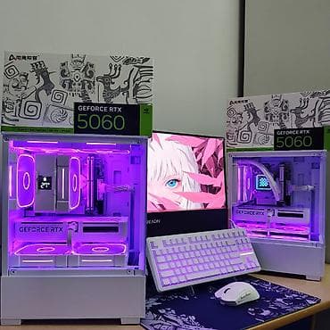 i5 12600kf: Компьютер, ядер - 6, ОЗУ 16 ГБ, Для работы, учебы, Новый, Intel Core i5, NVIDIA GeForce RTX 5060, NVMe — 1