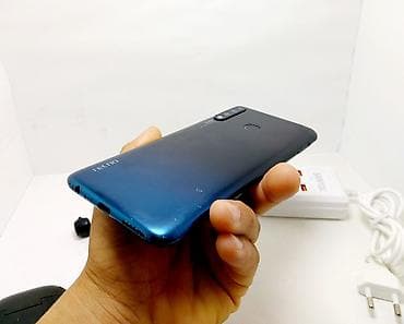 poco c4: Tecno Camon 12 Pro, Б/у, 64 ГБ, цвет - Синий, 1 SIM, 2 SIM — 4