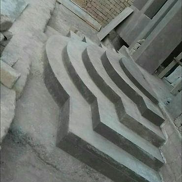 битон: Бетонная лестница Для дома, Форма лестницы: Много-маршевая — 8