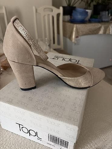 armani code: Туфли-лодочки Topuz на устойчивом каблуке - Модель: закрытый мыс — 3