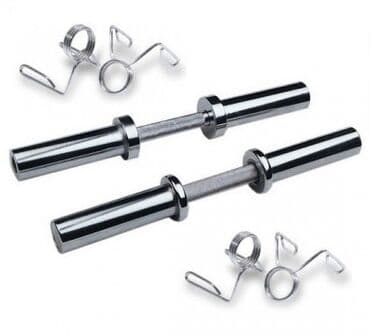 набор гантель в чемодане flexter 50кг: Гантельный гриф олимпийский 50мм. Новая — 1