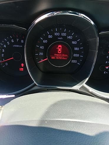 кызыл кия кыз: Kia Rio: 2012 г., 1.6 л, Кол менен иштөөчү, Бензин, Седан — 7