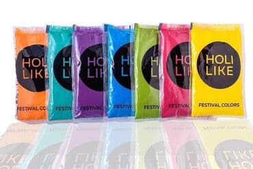 индийский форма: Краски Холи для фестивалей, фотосессий, праздников, творчества — 1