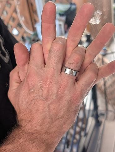 Үлпөт көйнөктөрү жана аксессуарлар: Oura Ring Gen3, размер 11, цвет Silver, с оригинальной магнитной — 4