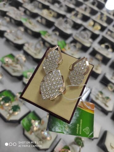 свадебные платья от производителя: Набор украшений, Проба 925, Женские, Новый — 1