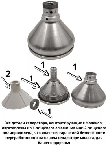 электрический сепаратор для молока: Сепаратор Электрический Бизон 120 Материал Металлический — 6