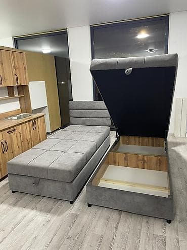 Односпальная кровать, Новый, С ящиком для хранения, В рассрочку, длина - 2 см