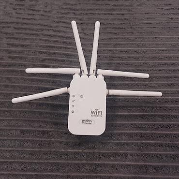 Wi‑Fi репитер/усилитель сигнала с множеством антенн Описание: -