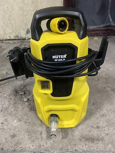 уборочные тележки: Минимойка высокого давления Huter W105-P Компактная электрическая — 2