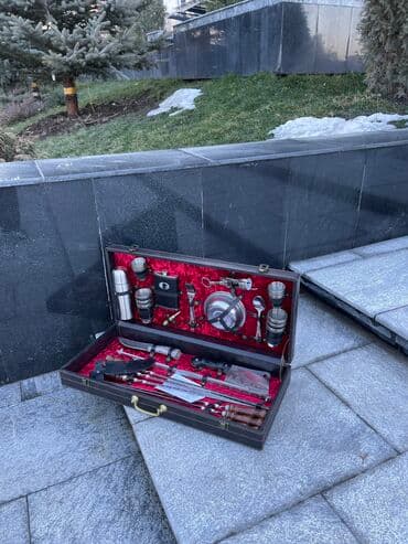 набор для шашлыка в кейсе: Самый топовый набор!!! 45 предметов Все на 6 персон А — 2