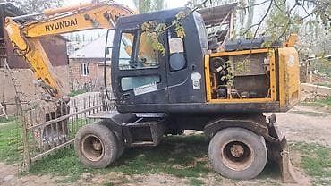 мини экскуатор: Экскаватор, Hyundai, 2008 г., Колесный — 4