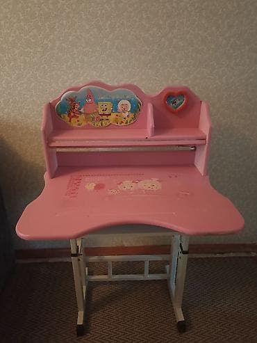 study table: Комплект детского стола и стула, Б/у, Самовывоз — 1
