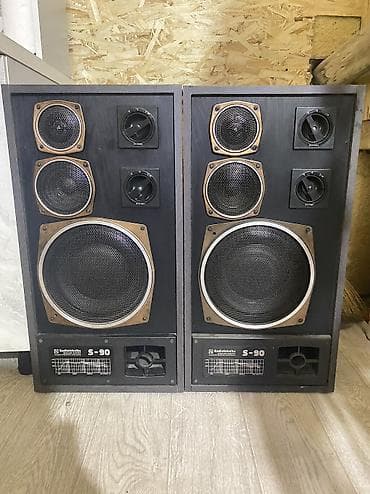 Динамики и колонки: Акустическая система Radiotehnika S-90 (пара) + стереоусилитель - — 1