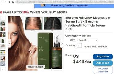 личный кабинет эрсаг кыргызстан: ❄️ С️ША Сыворотка для роста волос и бороды blusoms folligrow — 11