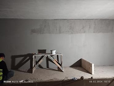 раковина в ванную с тумбой: Штукатурные работы «под маяк» и декоративное оформление стен - — 6