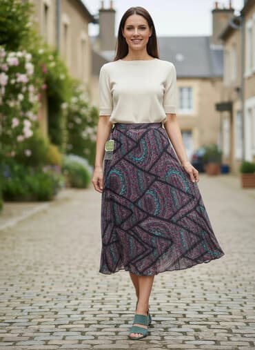 теннисный юбка: Юбка плиссе, с подкладом, новая, длинная, в пол, на рост 170 - 180 — 1