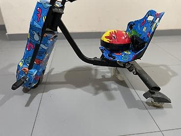 детский drift car: Детский самокат, Трёхколёсный, Б/у — 3
