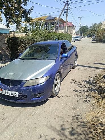 Mazda 6: 2002 г., 1.8 л, Механика, Бензин, Седан at lalafo.kg Mazda 6: 2002 г., 1.8 л, Механика, Бензин, Седан