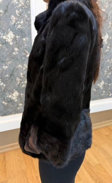 теплый и удобный: Шуба, Норка, Короткая модель, S — 4
