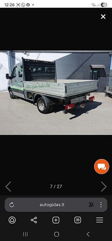 sprinter 906: Mercedes-Benz Sprinter бортовой грузовик (двойная кабина). - Кузов — 2