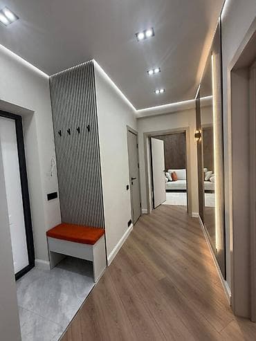 2 бөлмө, 56 м², Асанбай мкр Элитка, 5 кабат, Евро оңдоо