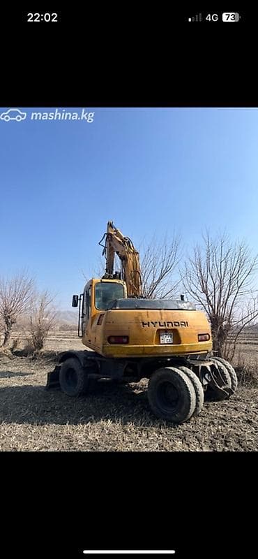 экскаватор 1300: Экскаватор, Hyundai, 2002 г., Колесный — 3